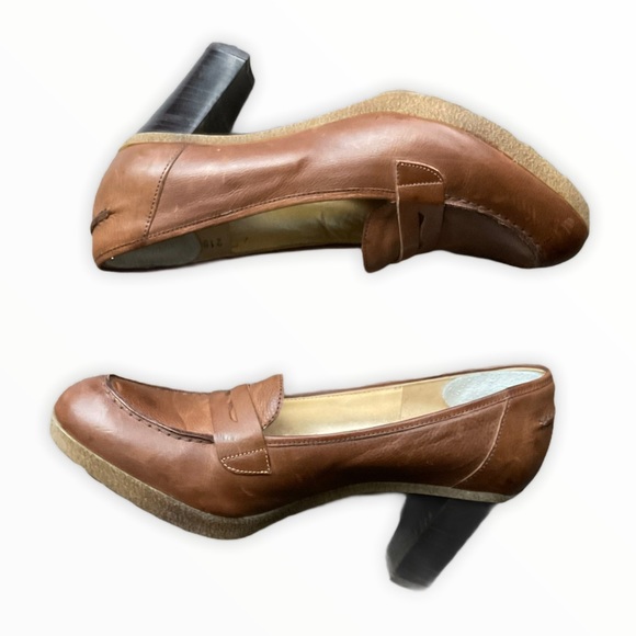 Ron White Penny Loafer With Stacked Heel - Picture 2 of 5
